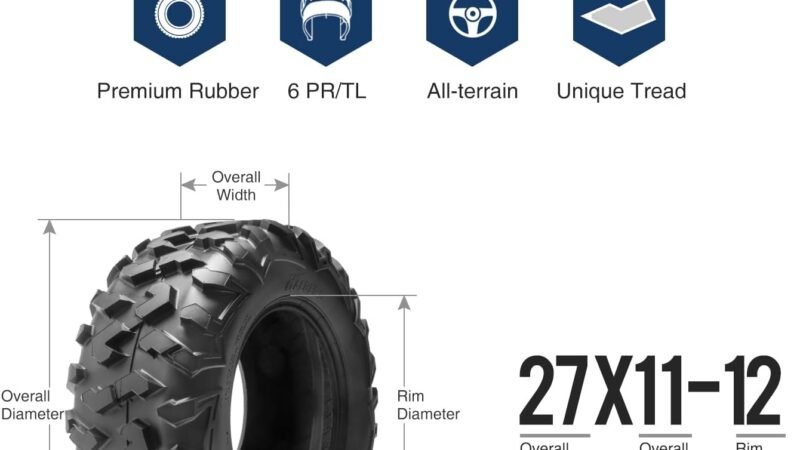 25×8-12 & 25×10-12 ATV Tires Review