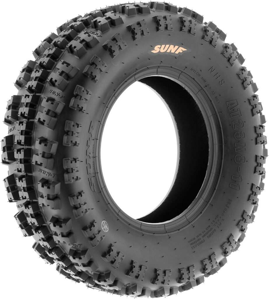 SunF 21x7-10 20x10-9 Sport Race ATV UTV Knobby Tire 6 PR A027 - BUNDLE